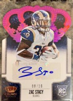 Zac Stacy [Signature Die Cut Red Holo] #199
