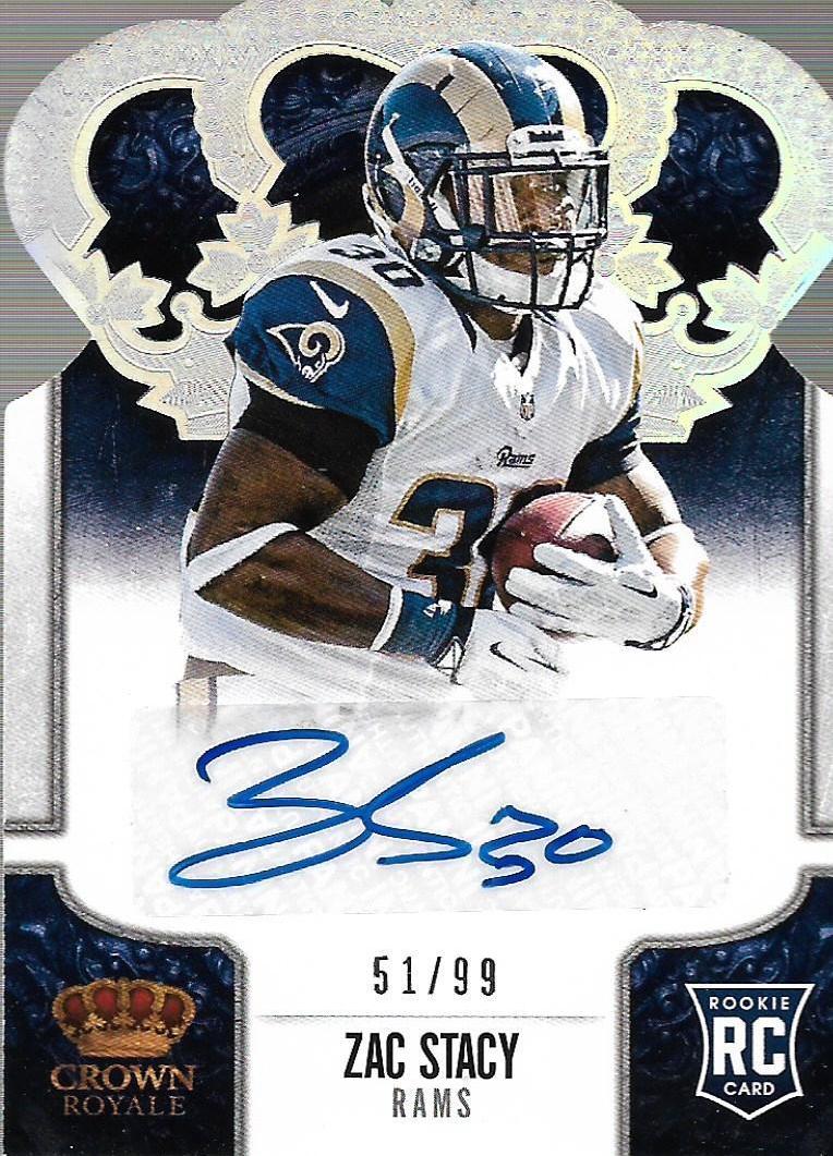 Zac Stacy [Signature Die Cut Silver Holo] #199