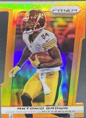Antonio Brown [Gold Prizm] #20