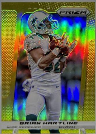 Brian Hartline [Gold Prizm] #59