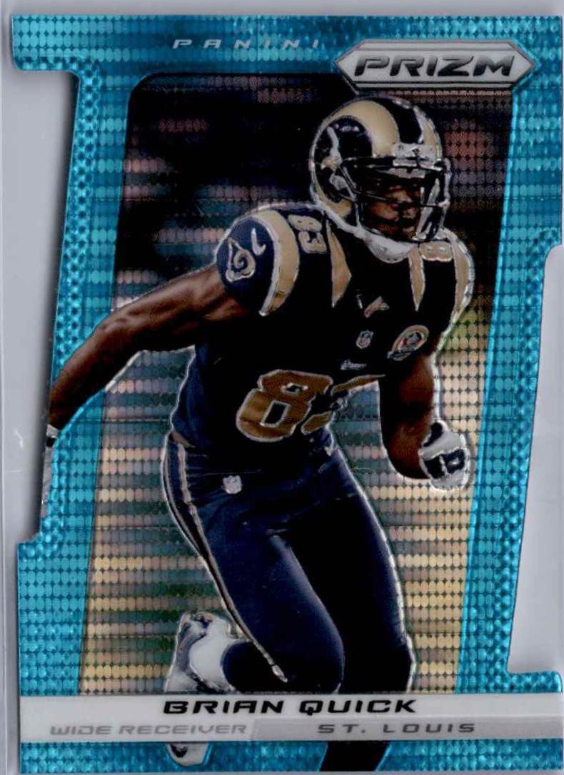 Brian Quick [Light Blue Die Cut Prizm] #196