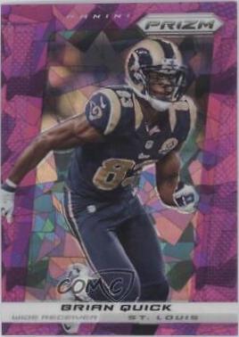 Brian Quick [Purple Cracked Ice Prizm] #196