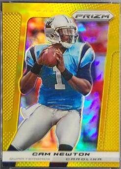 Cam Newton [Gold Prizm] #133