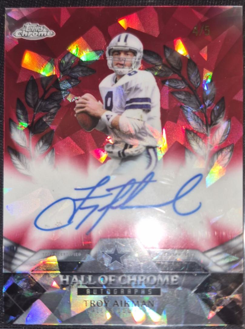 Troy Aikman [Red] #HOCA-TA