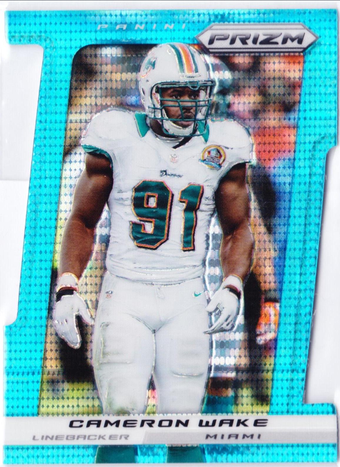 Cameron Wake [Light Blue Die Cut Prizm] #63