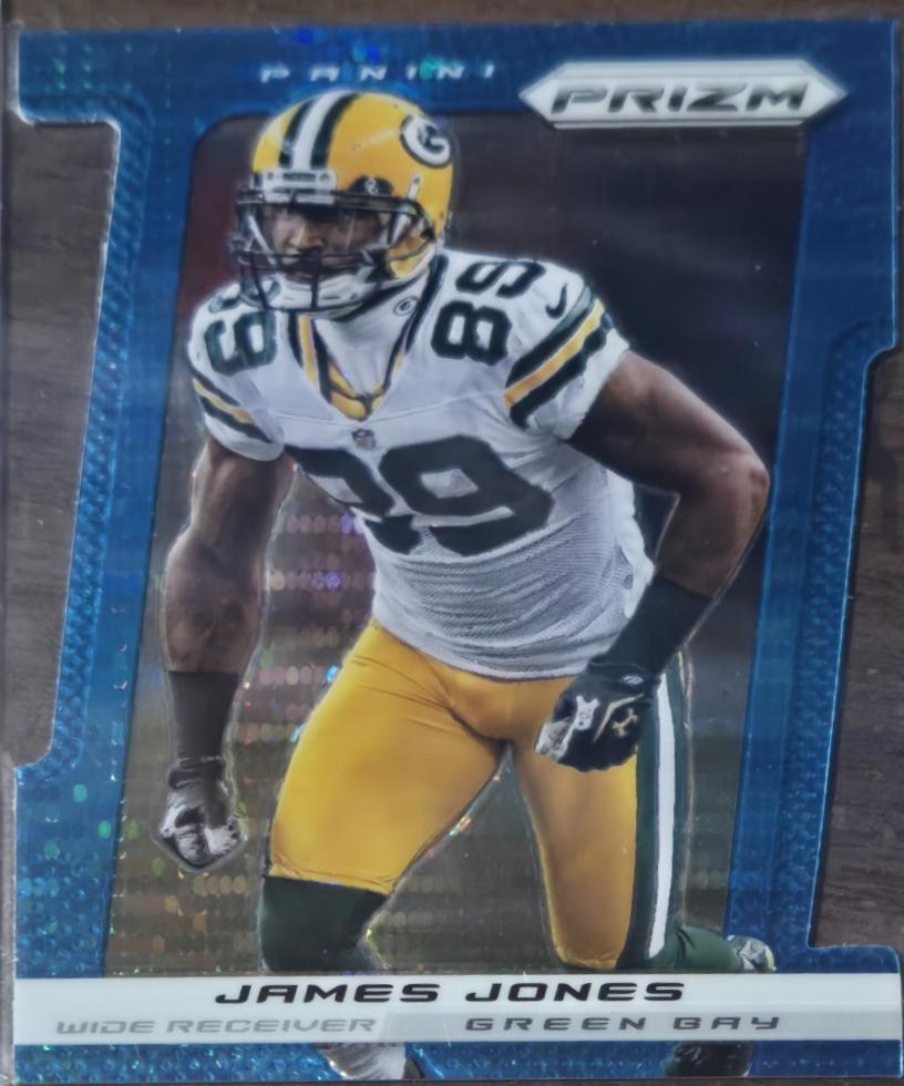 James Jones [Light Blue Die Cut Prizm] #117
