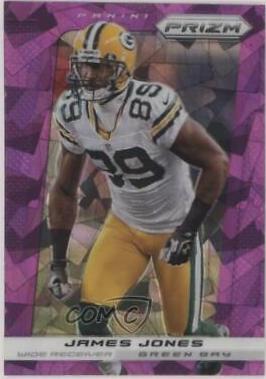 James Jones [Purple Cracked Ice Prizm] #117
