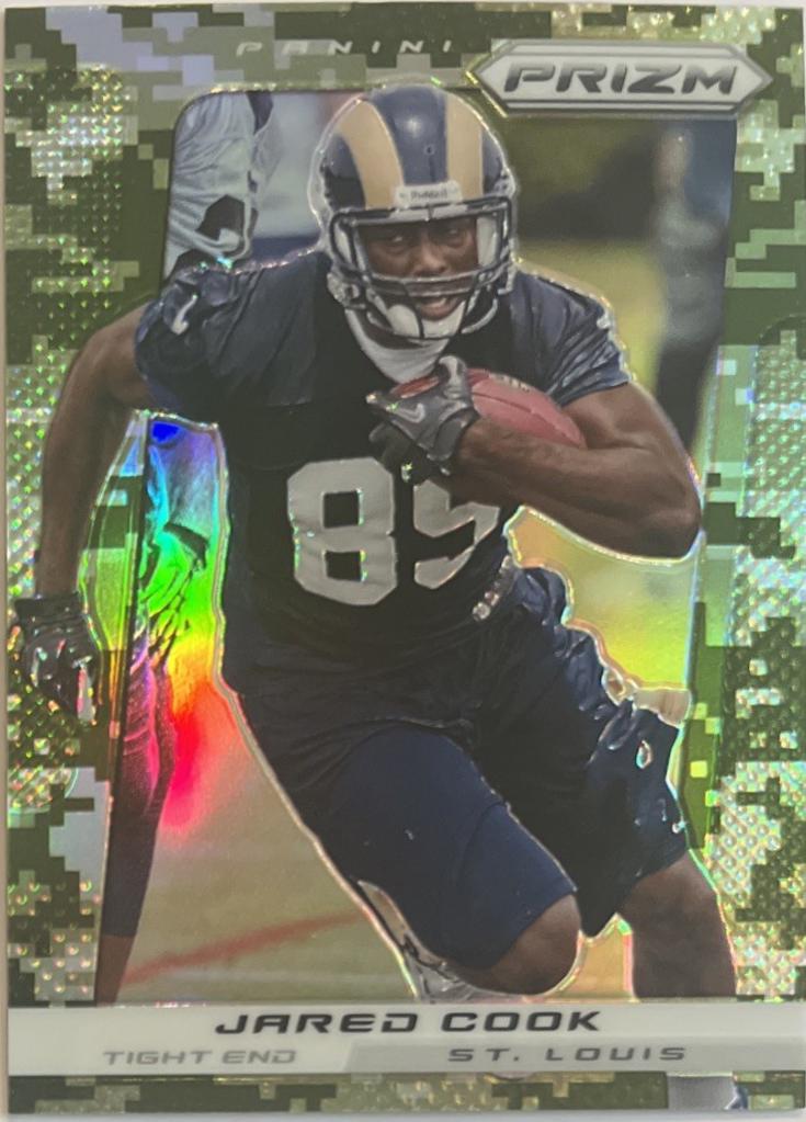 Jared Cook [Camo Prizm] #200