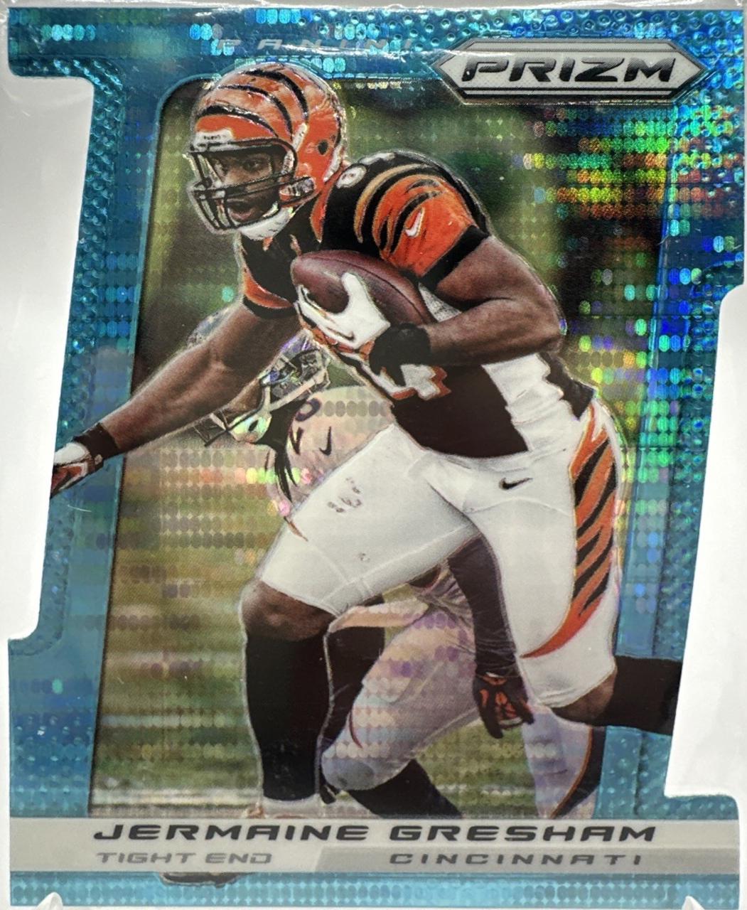 Jermaine Gresham [Light Blue Die Cut Prizm] #12