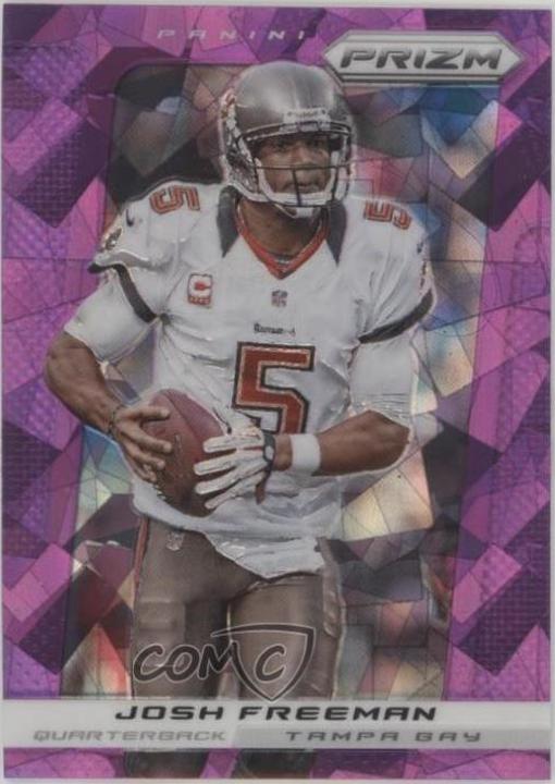 Josh Freeman [Purple Cracked Ice Prizm] #146