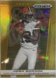 Josh Gordon [Gold Prizm] #14