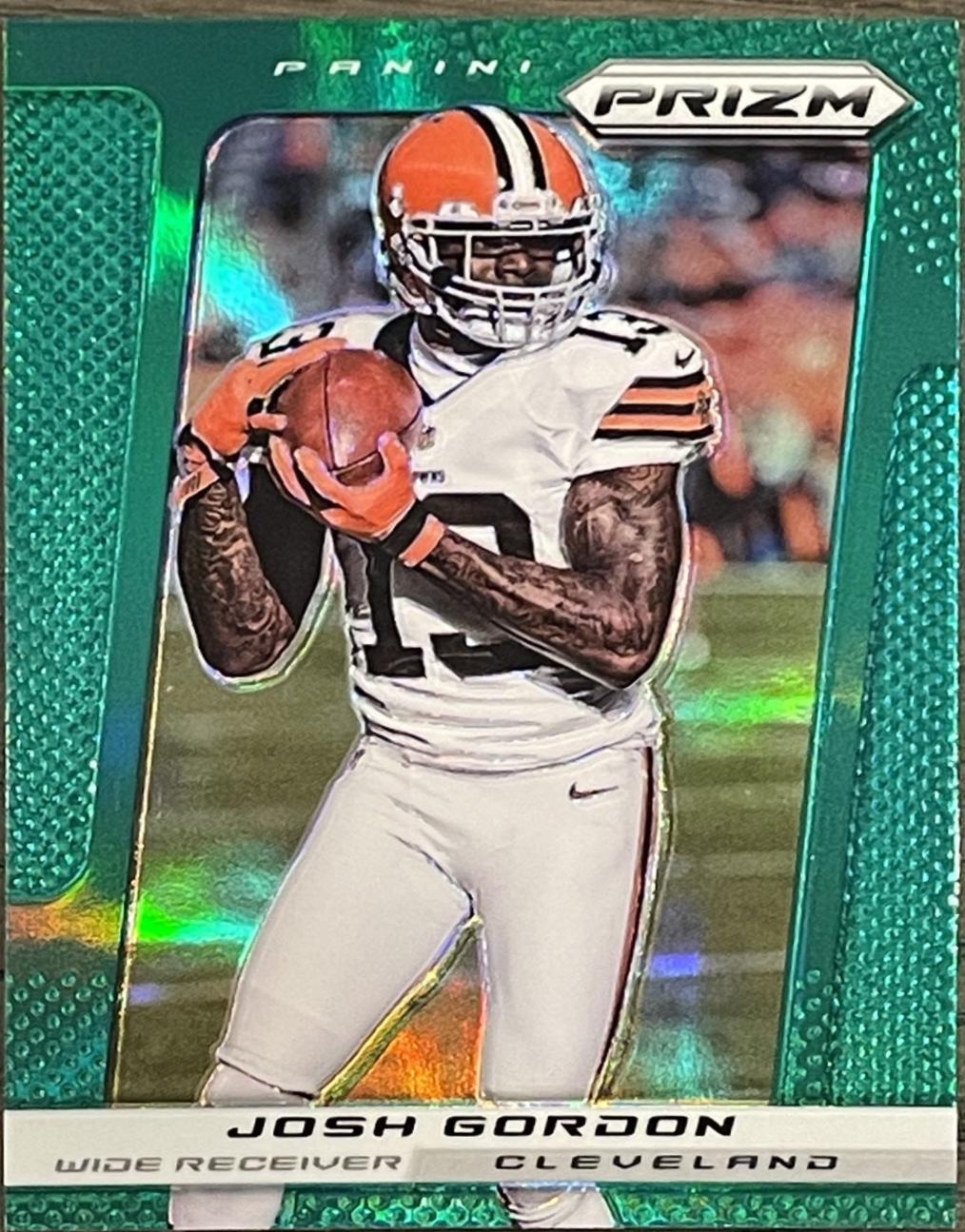 Josh Gordon [Green Prizm] #14