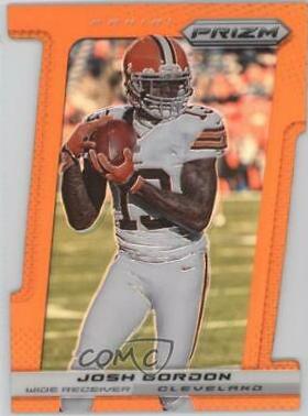 Josh Gordon [Orange Die Cut Prizm] #14