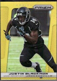 Justin Blackmon [Gold Prizm] #40