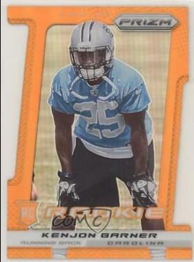 Kenjon Barner [Orange Die Cut Prizm] #253