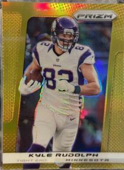 Kyle Rudolph [Gold Prizm] #125