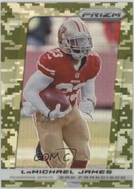 LaMichael James [Camo Prizm] #187