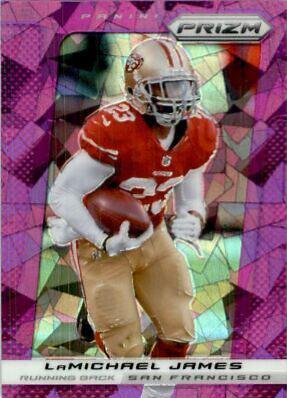 LaMichael James [Purple Cracked Ice Prizm] #187