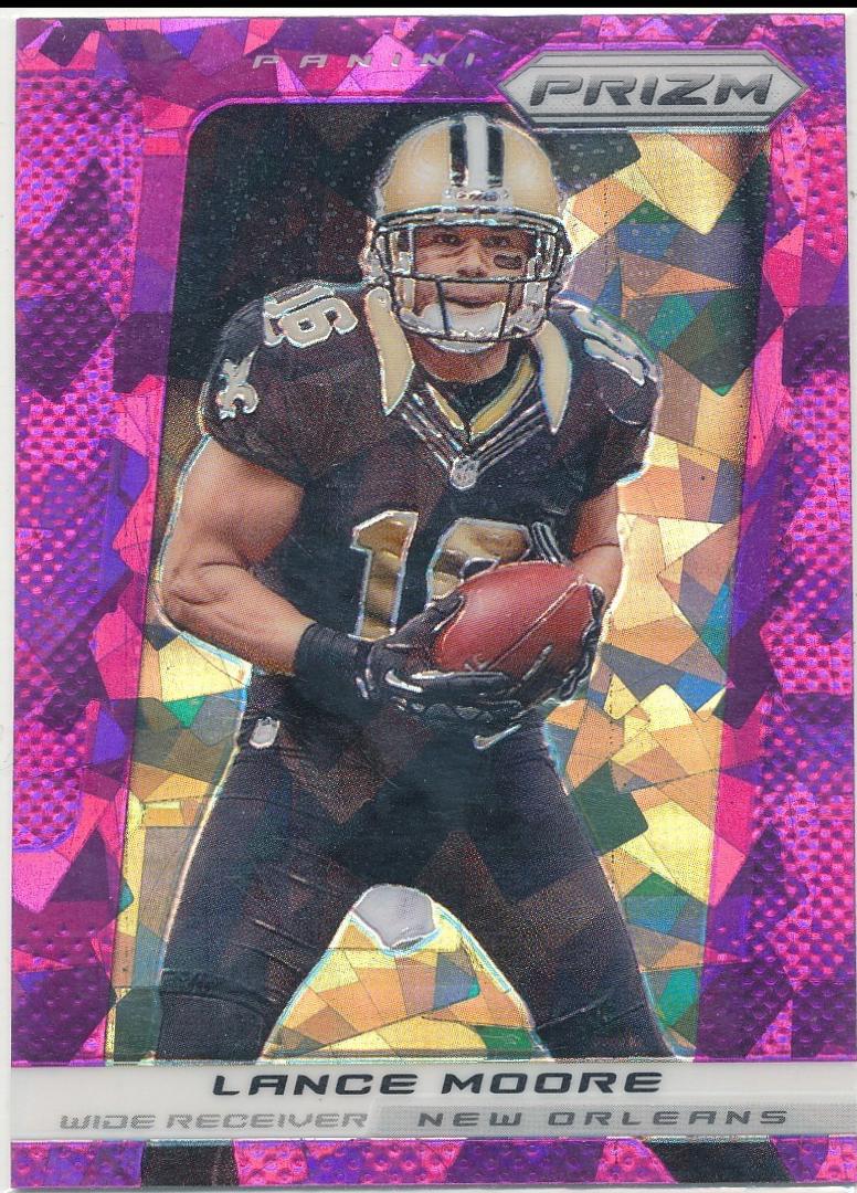 Lance Moore [Purple Cracked Ice Prizm] #142