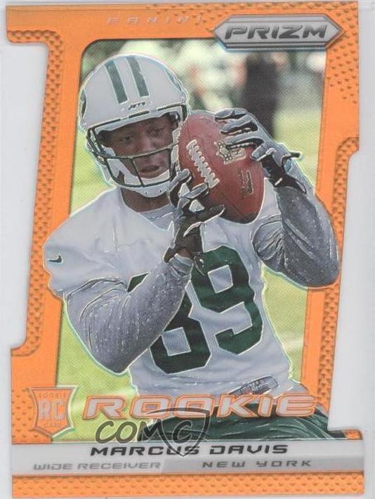 Marcus Davis [Orange Die Cut Prizm] #262