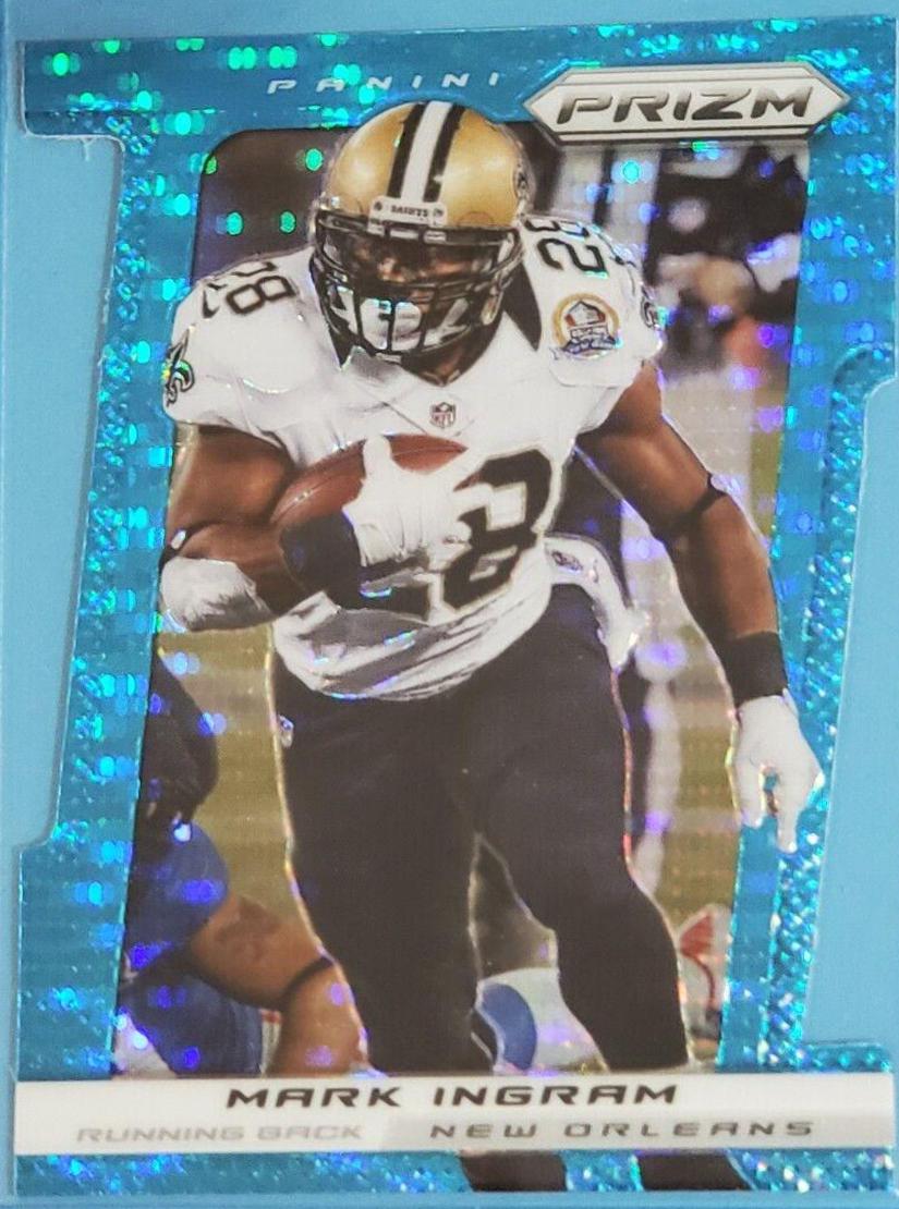 Mark Ingram [Light Blue Die Cut Prizm] #143