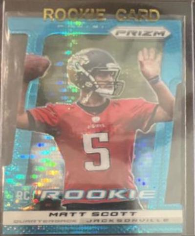 Matt Scott [Light Blue Die Cut Prizm] #270