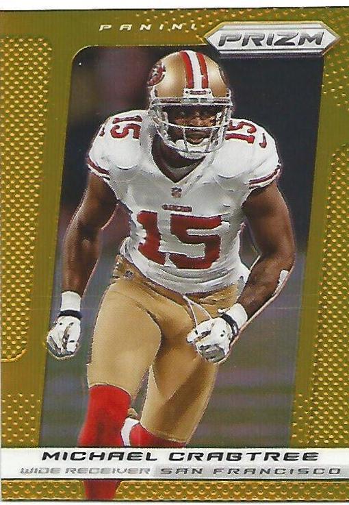 Michael Crabtree [Gold Prizm] #184