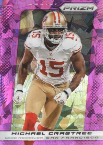 Michael Crabtree [Purple Cracked Ice Prizm] #184