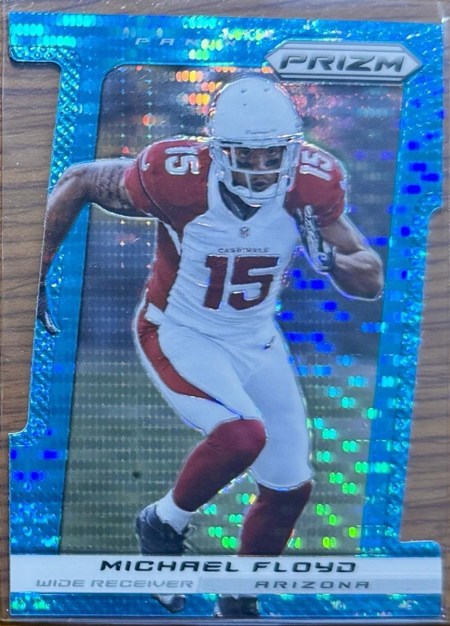 Michael Floyd [Light Blue Die Cut Prizm] #179