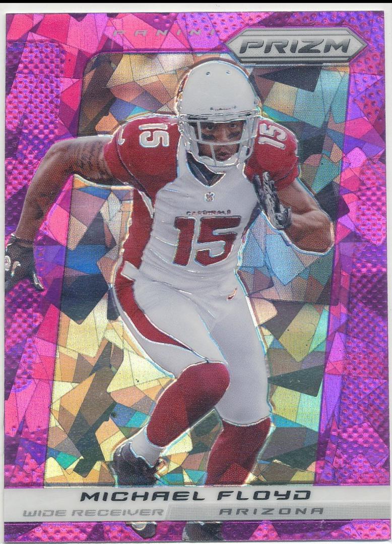 Michael Floyd [Purple Cracked Ice Prizm] #179