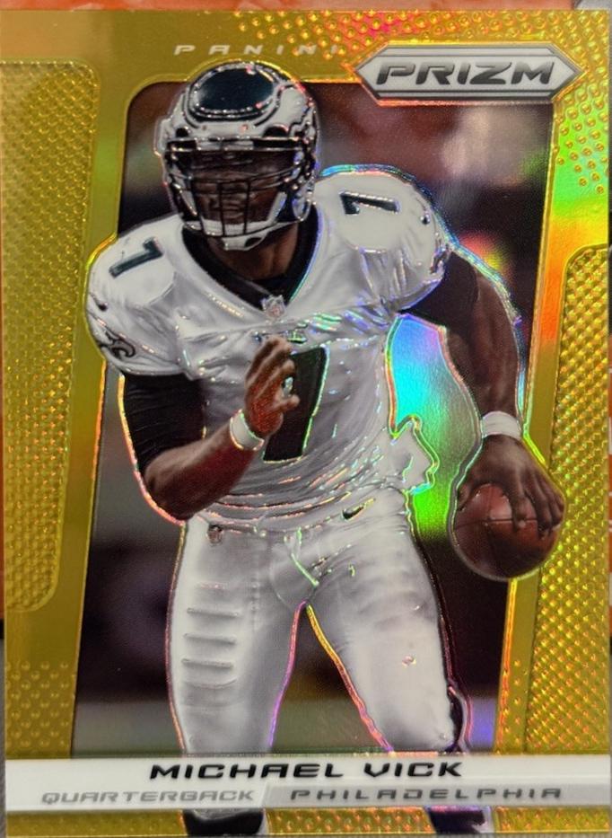 Michael Vick [Gold Prizm] #165