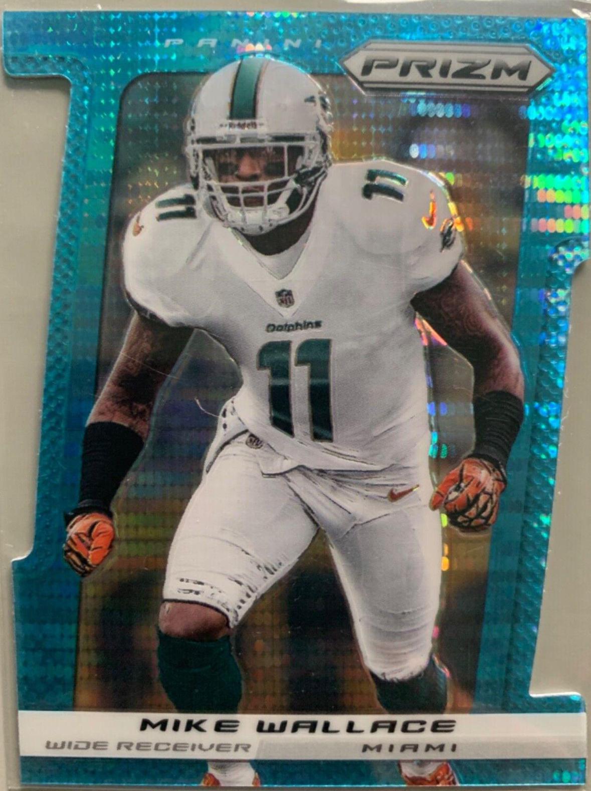 Mike Wallace [Light Blue Die Cut Prizm] #58
