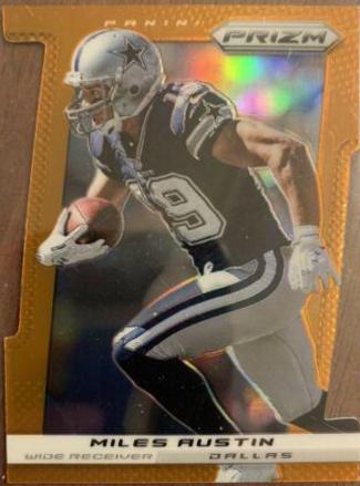 Miles Austin [Orange Die Cut Prizm] #154