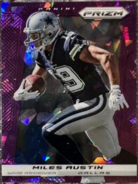 Miles Austin [Purple Cracked Ice Prizm] #154