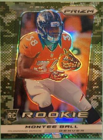 Montee Ball [Camo Prizm] #273