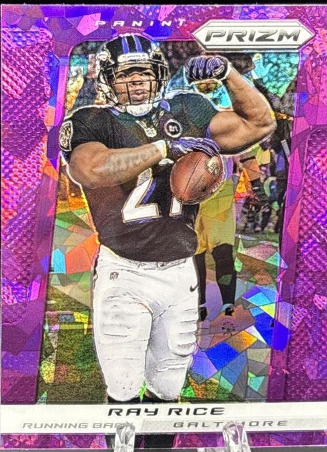 Ray Rice [Purple Cracked Ice Prizm] #4