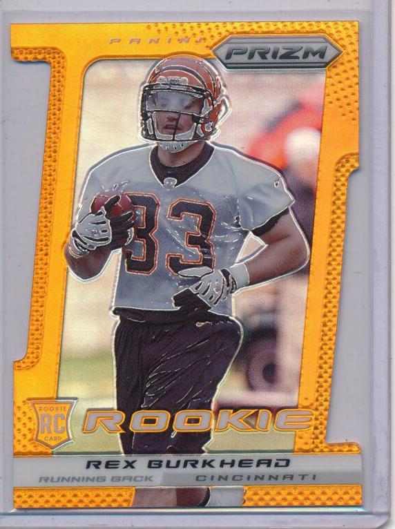 Rex Burkhead [Orange Die Cut Prizm] #278