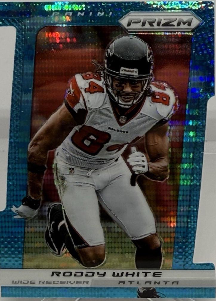 Roddy White [Light Blue Die Cut Prizm] #129