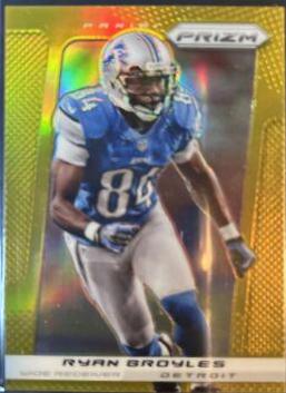 Ryan Broyles [Gold Prizm] #110