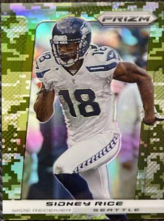 Sidney Rice [Camo Prizm] #191