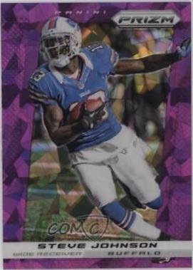 Steve Johnson [Purple Cracked Ice Prizm] #52