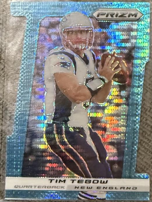 Tim Tebow [Light Blue Die Cut Prizm] #69