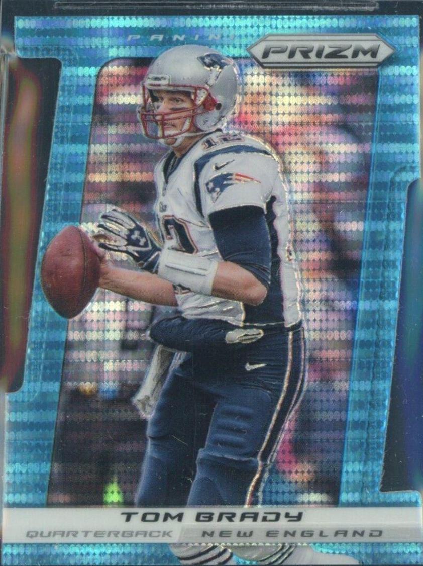 Tom Brady [Light Blue Die Cut Prizm] #64