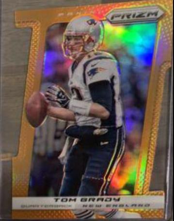 Tom Brady [Orange Die Cut Prizm] #64