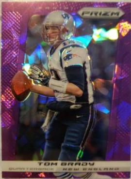 Tom Brady [Purple Cracked Ice Prizm] #64