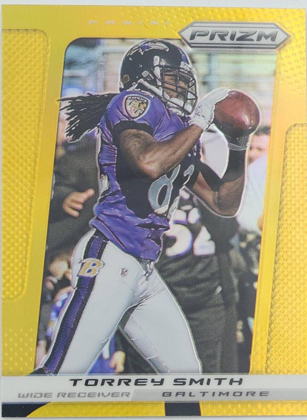 Torrey Smith [Gold Prizm] #2