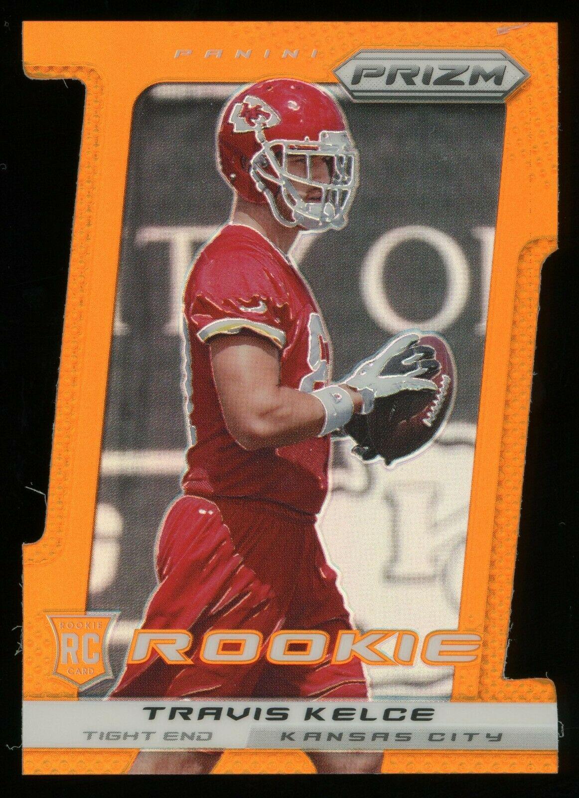 Travis Kelce [Orange Die Cut Prizm] #292