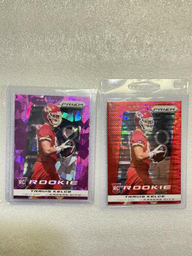 Travis Kelce [Purple Cracked Ice Prizm] #292