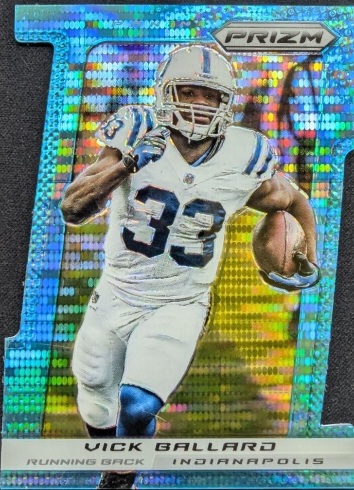 Vick Ballard [Light Blue Die Cut Prizm] #36