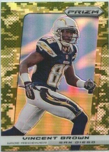 Vincent Brown [Camo Prizm] #99